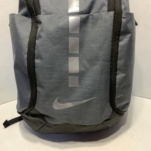 Nike Hoops Elite Pro Basketball Backpack Grey/Black 20" x 14" - Picture 5 of 10